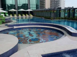 THIẾT KẾ VÀ THI CÔNG LẮP ĐẶT HỆ THỐNG LỌC NƯỚC HỒ BƠI NGOÀI TRỜI THỂ TÍCH 270M3 ( BAO GỒM HỒ CHÍNH, HỒ TRẺ EM, HỒ MÁT XA)